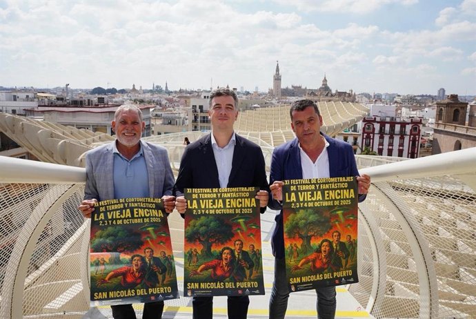 Presentación del Festival de Cortos 'La Vieja Encina', dedicado al cine fantástico y de terror, en la Casa de la Provincia.