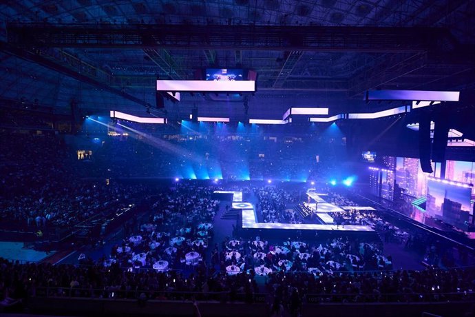 Imagen de archivo del escenario de Los40 Music Awards Santander