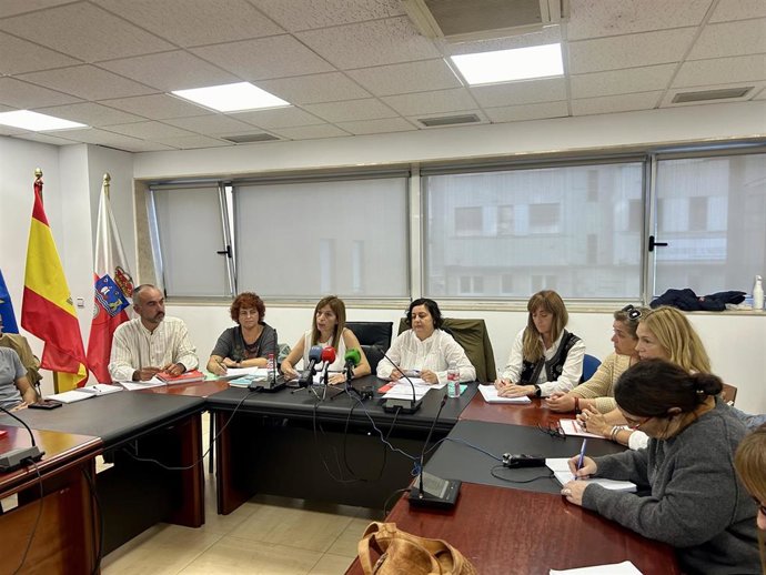 Rueda de prensa de la Junta de Personal y el Comité de Empresa de la Administración General del Gobierno de Cantabria.