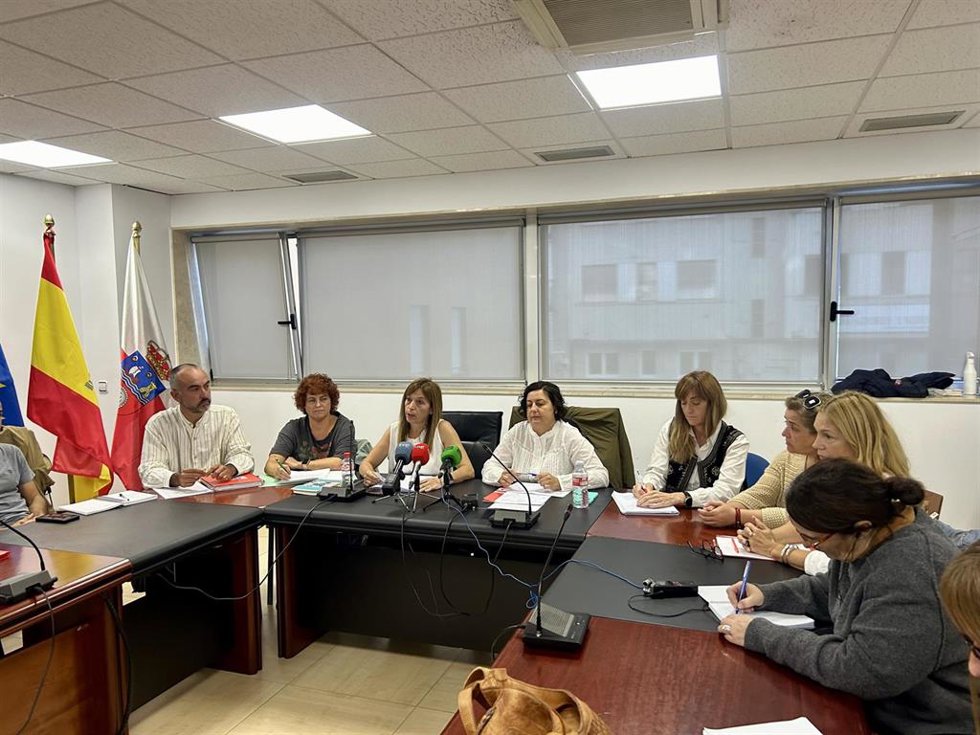 Rueda de prensa de la Junta de Personal y el Comité de Empresa de la Administración General del Gobierno de Cantabria.