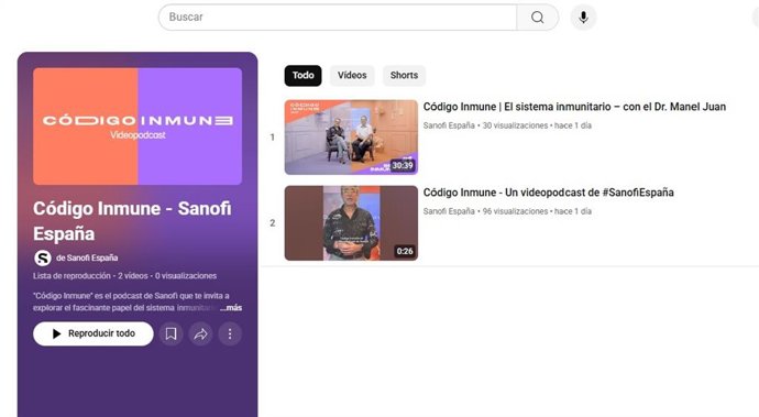 Sanofi estrena 'Código Inmune', un videopodcast para descifrar cómo funciona el sistema inmunitario