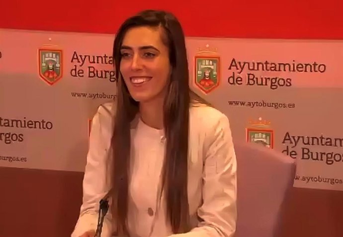 La portavoz del equipo de Gobierno del Ayuntamiento de Burgos.