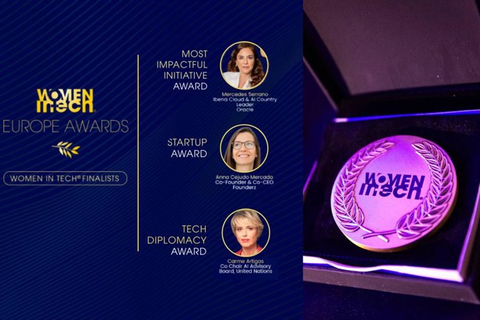 Tres referentes españolas nominadas para los Women in Tech Europe Awards 2025