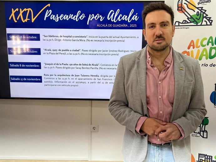 El delegado municipal de Cultura en el Ayuntamiento de Alcalá de Guadaíra.