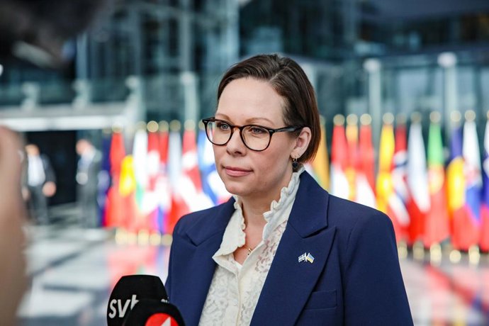 Archivo - La ministra de Exteriores de Suecia, Maria Malmer Stenergard.