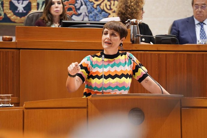 La portavoz adjunta del PSOE Aragón, Leticia Soria.