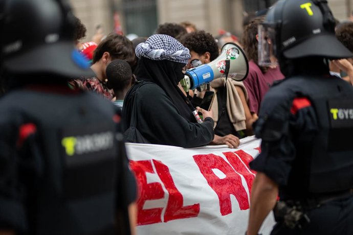Manifestación a favor de Palestina