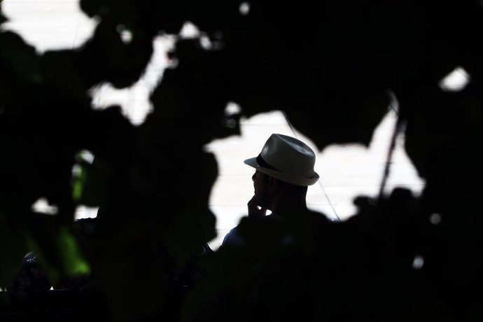 Archivo - Viandantes soportan las altas temperaturas por las calles de Málaga, A 12 de agosto de 2025 en Málaga, Andalucía (España). (Foto de archivo).