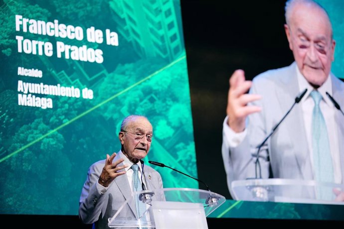 El alcalde de Málaga, Francisco de la Torre, durante su intervención en la clausura de Greencities.