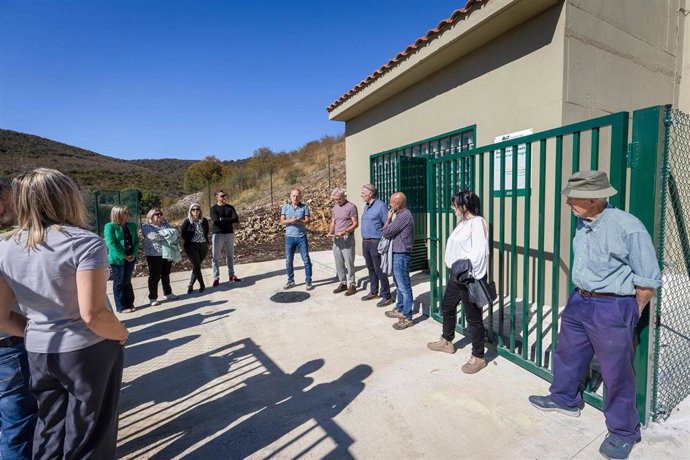 Presentado el nuevo depósito de agua de Goñi.