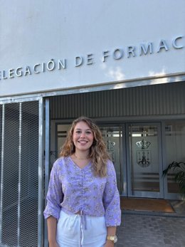 La delegada de Empleo en Alcalá de Guadaíra, Paula Fuster.