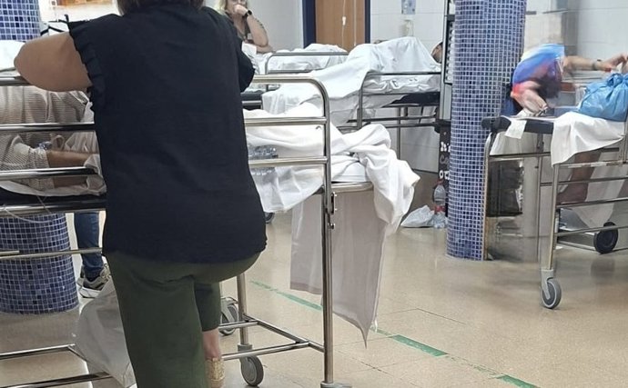 Sala de urgencias del Hospital de Valme en Sevilla.