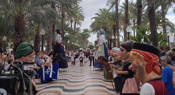 Imagen de archivo de la celebración del 9 d'Octubre en Alicante