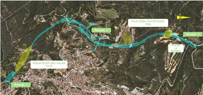 Variante de la C-59 de Sant Feliu de Codines (Barcelona)