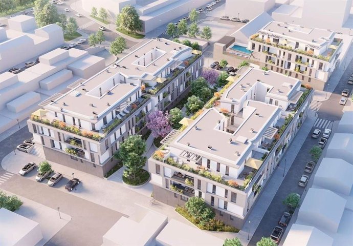 Promoción de VPO con la que varios usuarios se han visto afectados por "retrasos y desperfectos", imagen de archivo.