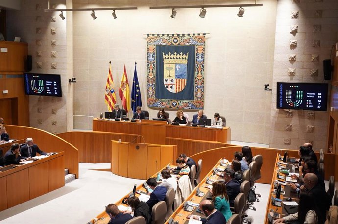 Hemiciclo de las Cortes de Aragón.