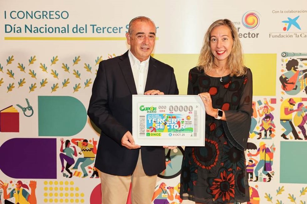 El Día Nacional del Tercer Sector protagoniza el cupón de la ONCE del 8 de octubre