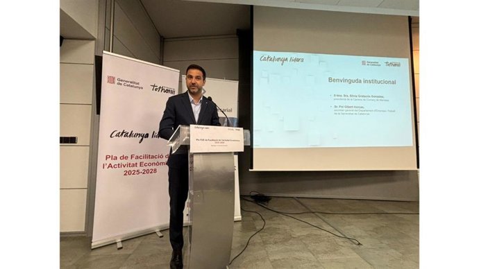 Archivo - El secretario general del Departamento de Empresa y Trabajo de la Generalitat, Pol Gibert.