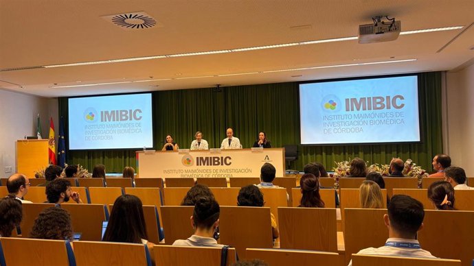 Un momento de las Jornadas de Jóvenes Investigadores en el Imibic.
