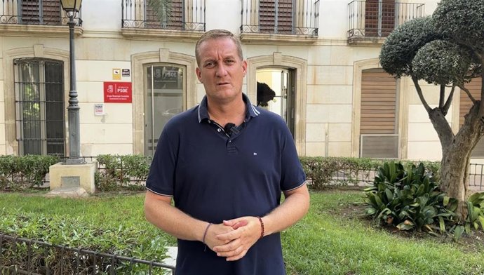 El concejal del PSOE en el Ayuntamiento de Almería Raúl Enríquez.