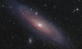 Vista panorámica de la galaxia en el espacio