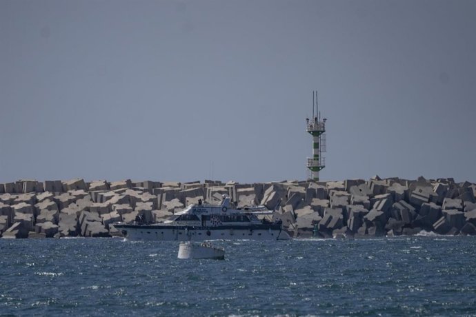 Barcos de la Global Sumud Flotilla en el puerto israelí de Asdod