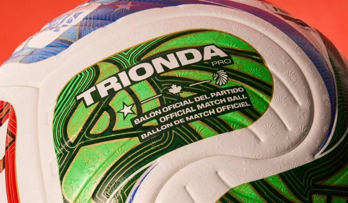 TRIONDA, el balón oficial del Mundial de fútbol de 2026.