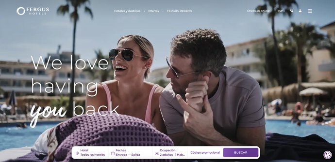 Nueva web de Fergus Hotels.