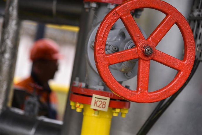 Archivo - Imagen de archivo de una instalación de gas en Derzhiv (Ucrania)