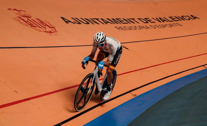 Archivo - Albert Torres cyclist of the Spanish Track Team during the concentration prior to the Olympic Games of the Spanish Track Team at the Luis Puig Velodrome in Valencia. June 29, 2021. Valencia, Spain