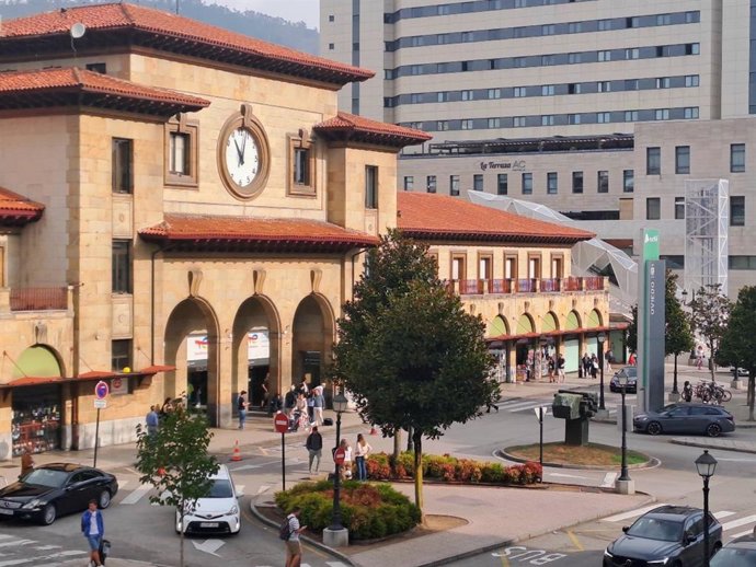 EStación de tren de Oviedo.