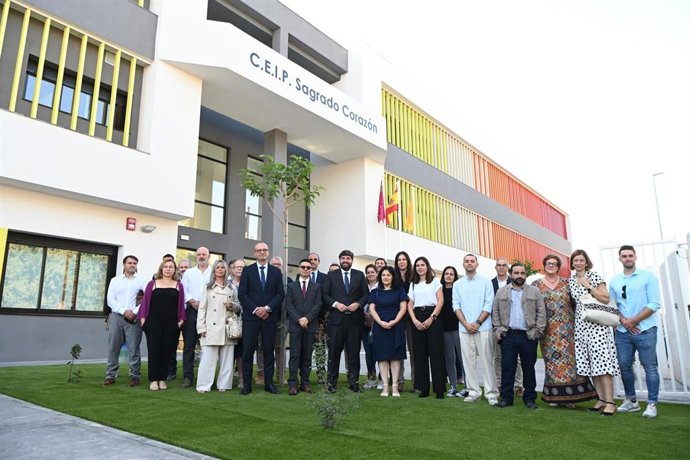 Inauguración del CEIP Sagrado Corazón, en Librilla