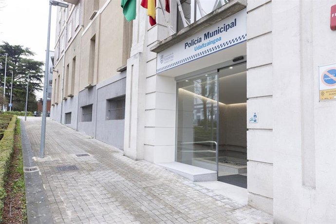Archivo - Sede de la Policía Municipal de Pamplona.