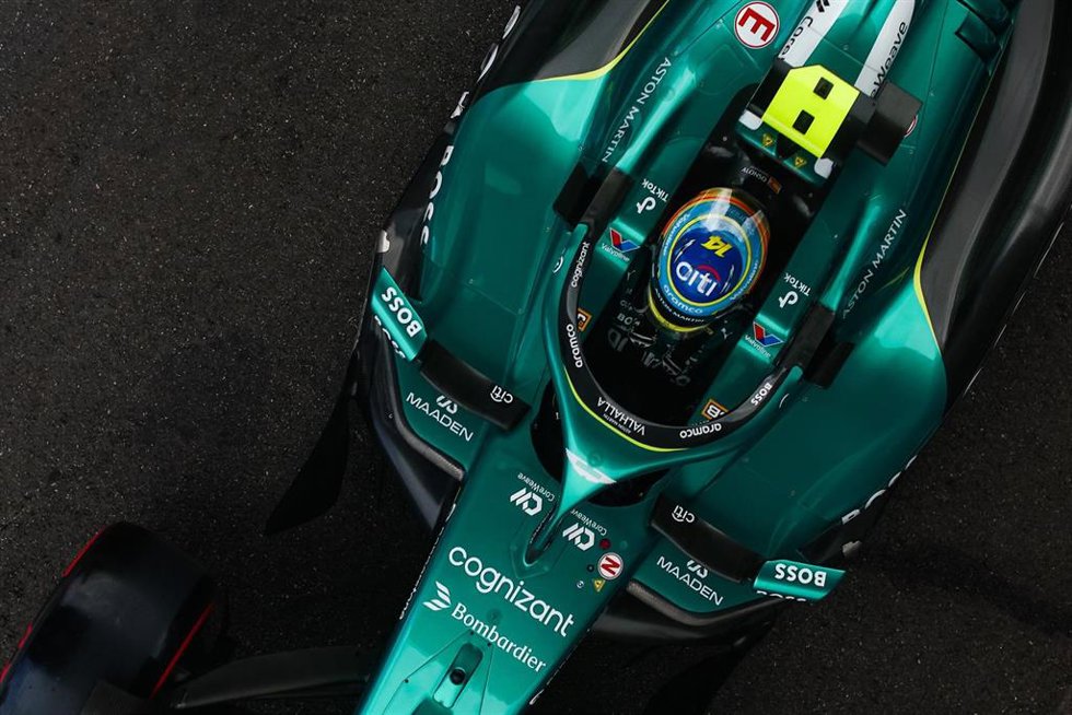 El piloto español Fernando Alonso (Aston Martin).