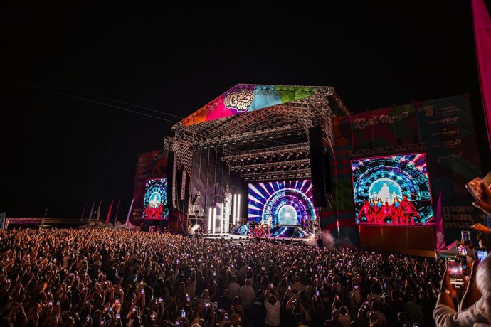 Jennifer Lopez haciendo su increible show