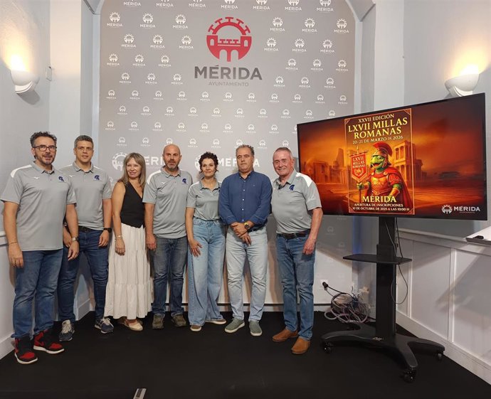 Presentación de la nueva edición de las LXVII Millas Romanas en Mérida
