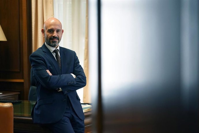 Archivo - El subdelegado del Gobierno de Málaga, Javier Salas.