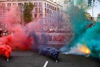 Estudiantes y educadores claman en Barcelona "contra el imperialismo genocida" en Palestina