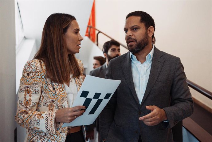 El secretario general de Vox, Ignacio Garriga, en Talavera de la Reina
