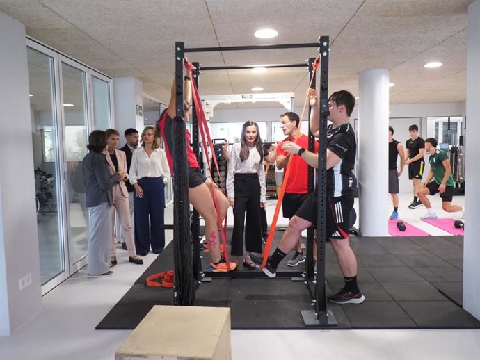 La Reina Letizia inaugura el curso escolar 2025-2026 en el Centro Integrado Politécnico de FP de Lumbier