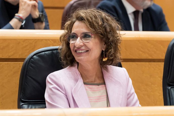 La vicepresidenta primera y ministra de Hacienda, María Jesús Montero.