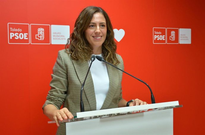 La portavoz del PSOE en el Ayuntamiento de Toledo, Noelia de la Cruz.