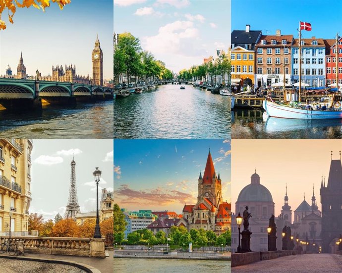 Vueling recomienda viajar a ciudades como Edimburgo, Londres, Praga o Ámsterdam para Halloween.