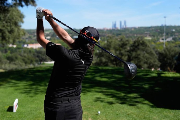 Archivo - Angel HIDALGO of Spain during the Acciona Open Espana 2024, golf DP World Tour in Spain, celebrated at Club de Campo of Madrid on September 29, 2024, in Madrid, Spain.