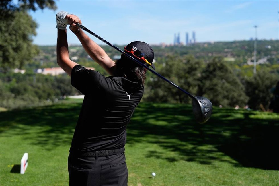 Archivo - Angel HIDALGO of Spain during the Acciona Open Espana 2024, golf DP World Tour in Spain, celebrated at Club de Campo of Madrid on September 29, 2024, in Madrid, Spain.