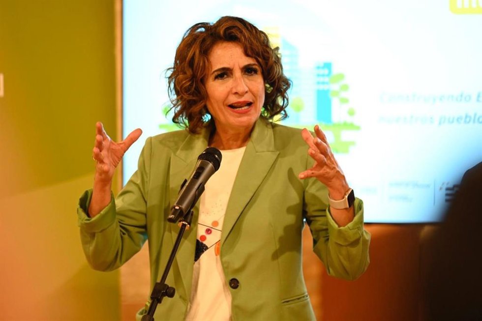 La  vicepresidenta primera del Gobierno de España y ministra de Hacienda, María Jesús Montero.
