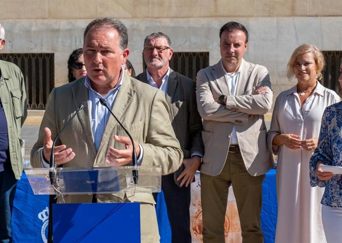El presidente de la Diputación Provincial de Huelva, David Toscano.