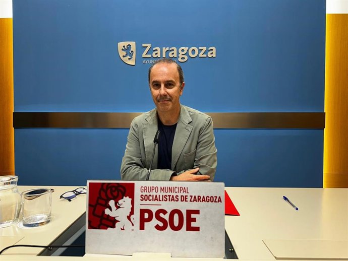 El concejal del grupo municipal del PSOE en el Ayuntamiento de Zaragoza, Chema Giral