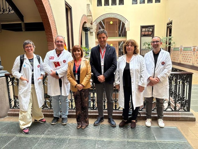 Asistentes a la reunión de este viernes.