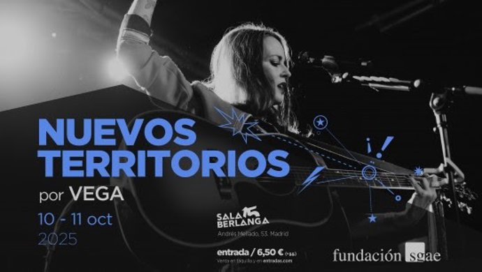 Fundación SGAE lanza la III edición de los 'Nuevos Territorios' de la canción de autor el 10 y 11 de octubre en Madrid